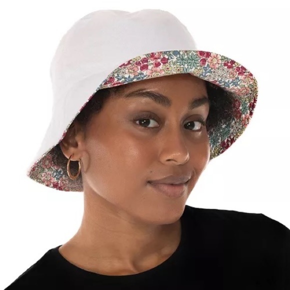 New Jenni Reversible Terry Cloth Hat, vacation, summer beach - Picture 2 of 7